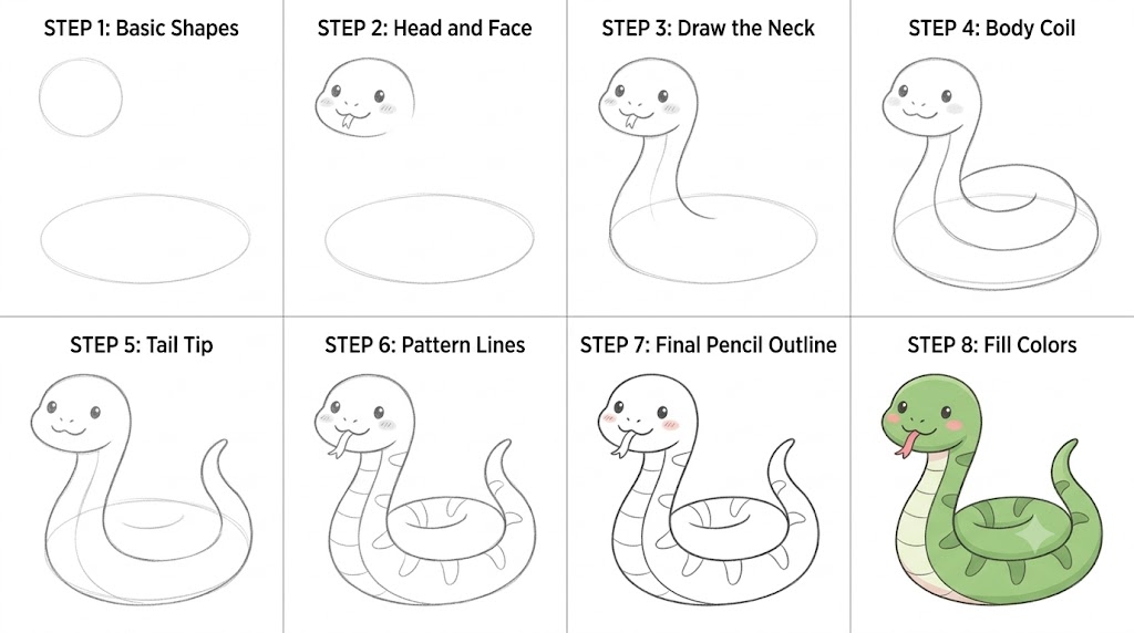 Cute anaconda