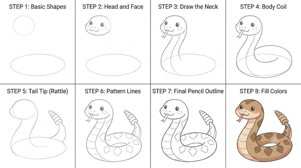 Cute rattel snake